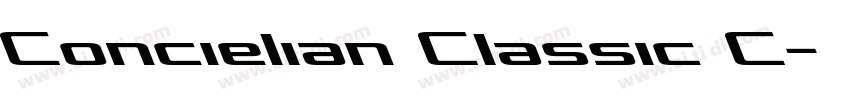 Concielian Classic C字体转换